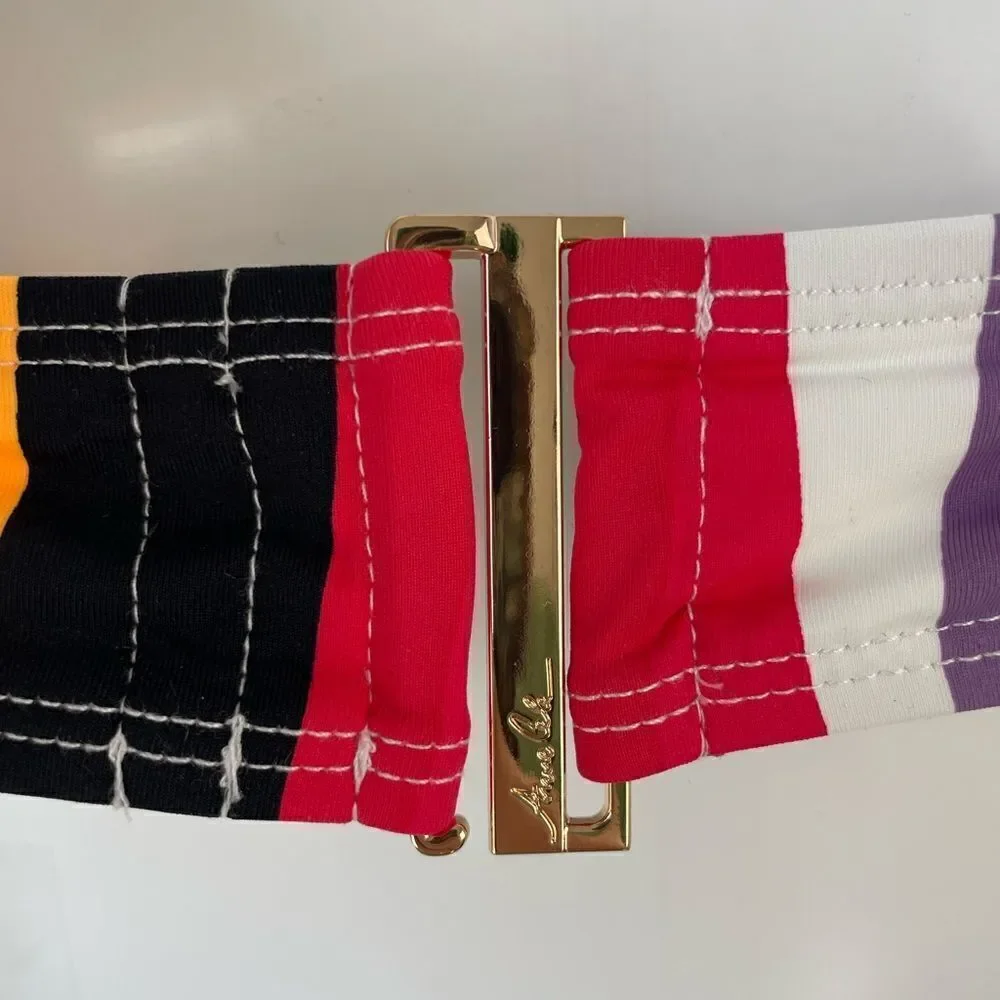 NWT Anne Cole Colorful Bikini Top Size XS